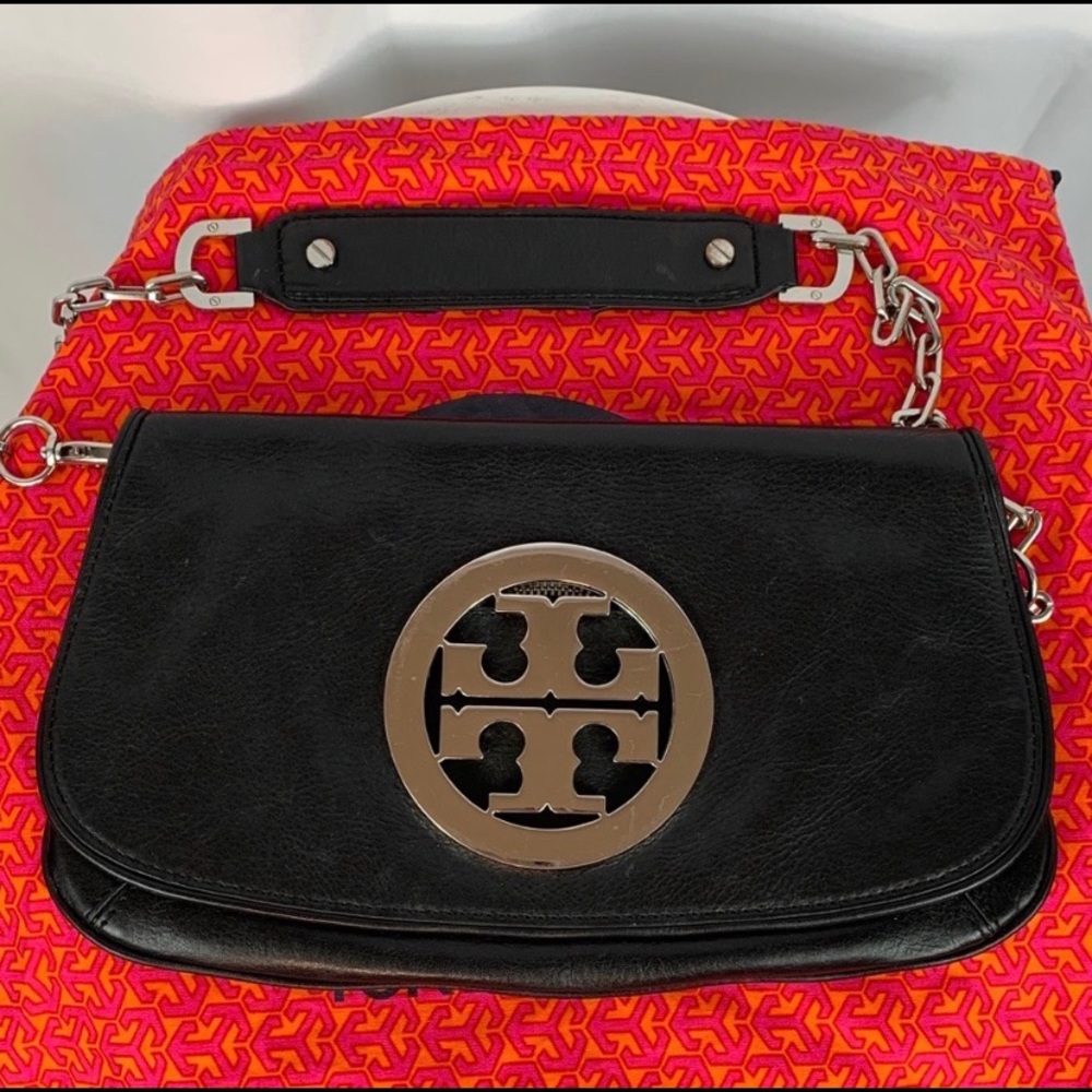 EXCELLENT CONDITION! Black Tory Burch Purse / Clutch! - Picture 1 of 7